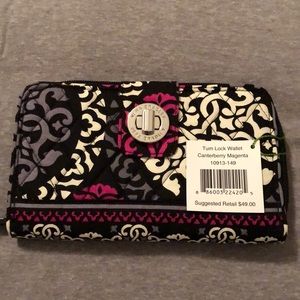 Vera Bradley Turn Lock Wallet